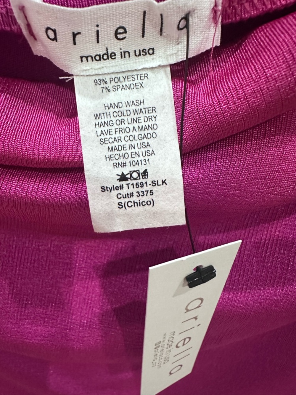 Ariella Fuchsia Stretch Knit Top